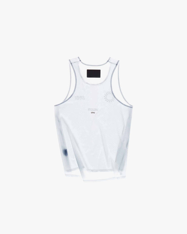 UVU | Running Vest | Mens | Nylon Spandex | White