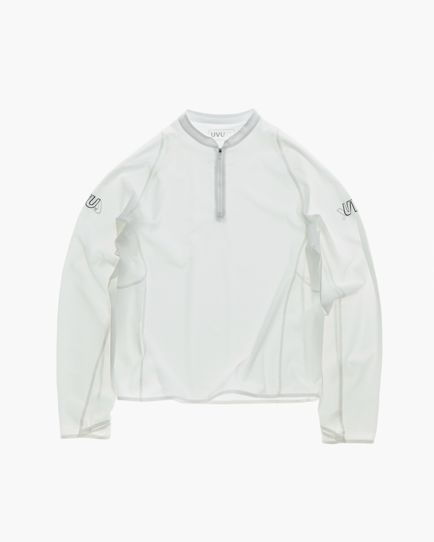 Лонгслив UVU Quarter Zip White 1