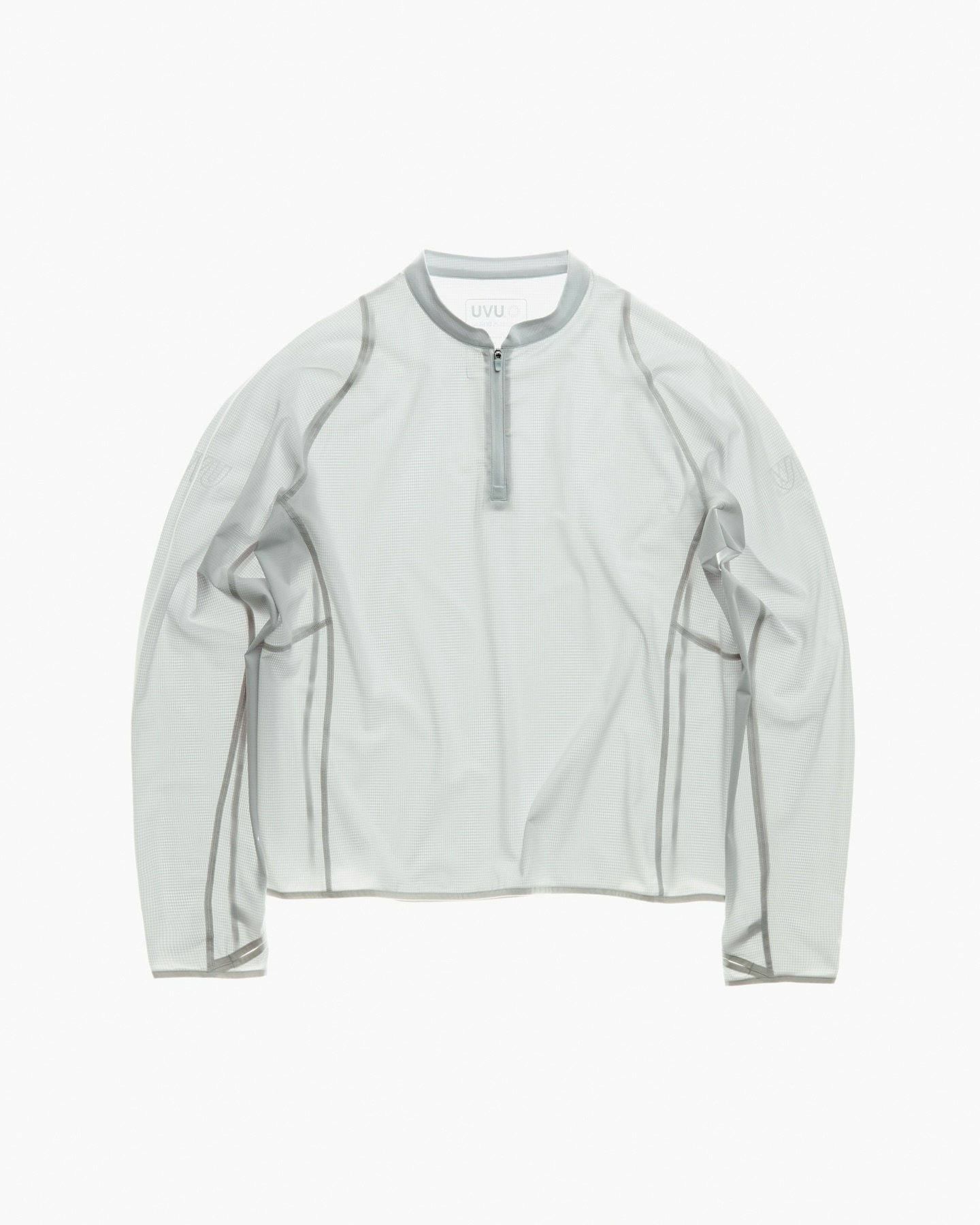 Лонгслив UVU Quarter Zip Grey 1