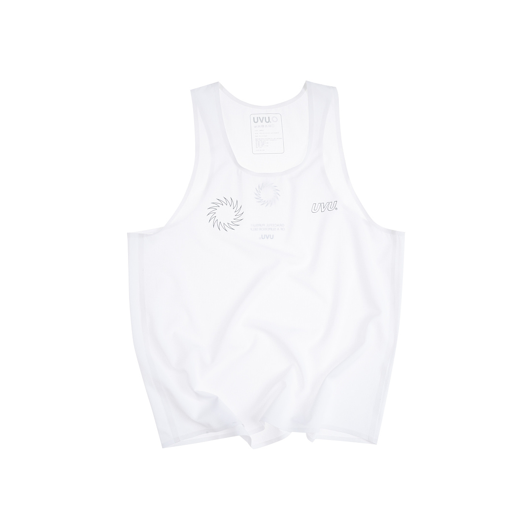 Беговая майка UVU Grid White 3