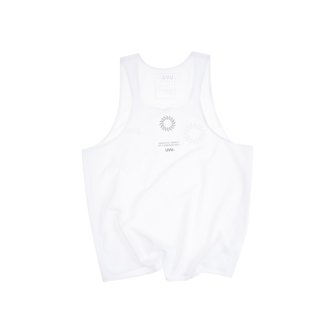 Беговая майка UVU Grid White 2