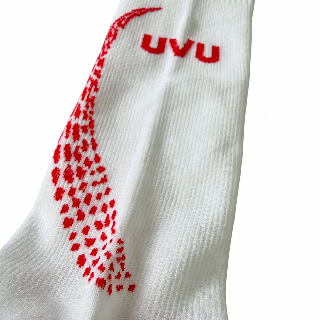 Носки UVU Jacquard White Red 5